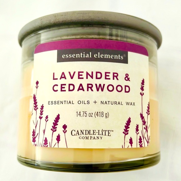 Candle~Lite / Essential Elements Other - Candle~Lite Co. / Lavender & Cedarwood /💜HP💜/ New